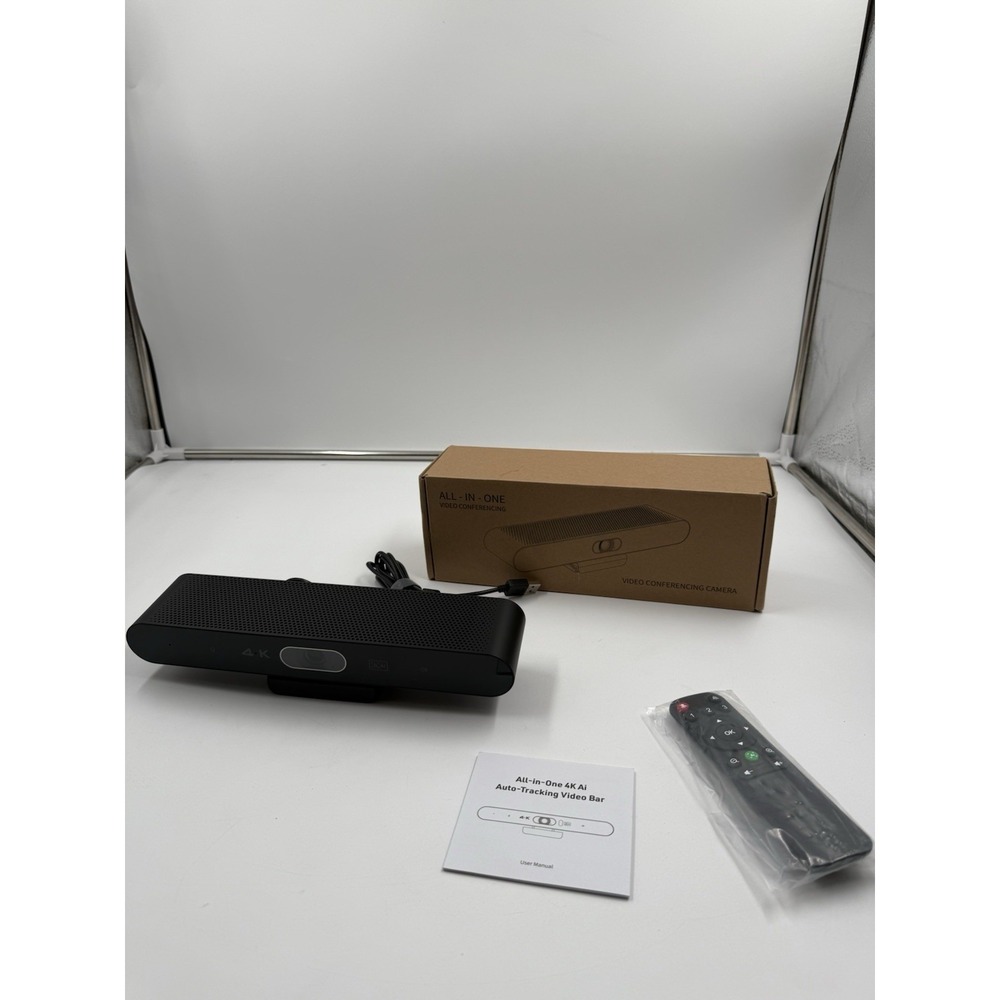 Polatab Conference Room Camera All In One 4k Webcome With Microphone And Speaker